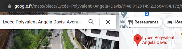 GPS dans URL